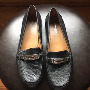 Leather Black Women’s Coach Loafers
